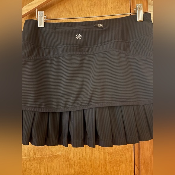 Athleta Small Black Mini Workout Skirt With Built In Shorts - Picture 4 of 11